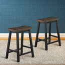24 Inch Height Set of 2 Home Kitchen Dining Room Bar Stools by LJGDeals