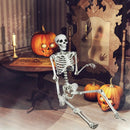 5.4 Feet Halloween Skeleton Life Size Realistic Full Body Hanging by LJGDeals