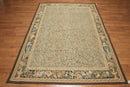 5'7" x 8' Hand woven Wool 300KPSI S. Fine French Needlepoint Tapestry Rug Green