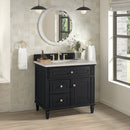 James Martin Lorelai 36" Single Bathroom Vanity, Black Onyx