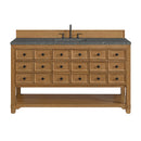 James Martin Malibu 60" Single Bathroom Vanity, Amber Birch