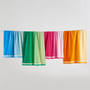 Cotton Velour Cabana Stripe Beach Towel - Novia Collection by Great Bay Home