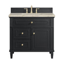 James Martin Lorelai 36" Single Bathroom Vanity, Black Onyx