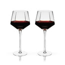 Seneca Diamond Crystal Wine Glasses Set of 2