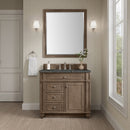 James Martin Bristol 36" Single Bathroom Vanity, Whitewashed Walnut