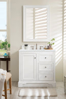 James Martin De Soto 36" Single Bathroom Vanity, Bright White
