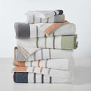 Decorative Cotton Stripe Bath Towel Set - Noelle Collection by Great Bay Home
