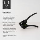 Citrus Press in Black by Viski