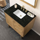 James Martin Laurent 36" Dual Mount Single Bathroom Vanity, Light Natural Oak