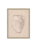 Vase Drawing Sepia