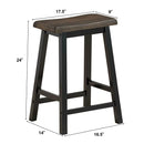 24 Inch Height Set of 2 Home Kitchen Dining Room Bar Stools by LJGDeals