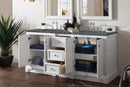 James Martin De Soto 72" Double Bathroom Vanity, Bright White