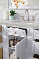 James Martin Bristol 60" Single Bathroom Vanity, Bright White