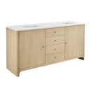 James Martin Gracyn 72" Double Bathroom Vanity, Coastal Driftwood