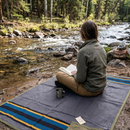Canvas Camping Blanket - Waxed Canvas Outdoor Blanket / Bushcraft Blanket by West Path