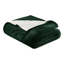Velvet Plush Sherpa Bed Blanket - Sherpa Fleece Collection by Great Bay Home