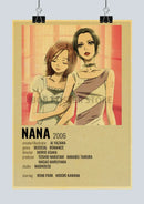 GobekUsa NANA Anime Kraft Poster 2021 - Nostalgic Cafe Decor