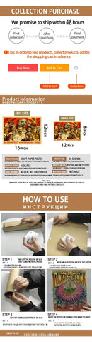 GobekUsa NANA Anime Poster Set – Retro Style