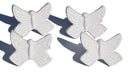 Vibhsa Butterfly White Napkin Rings Set of 4