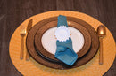 Vibhsa Sunflower White Napkin Rings Set of 4