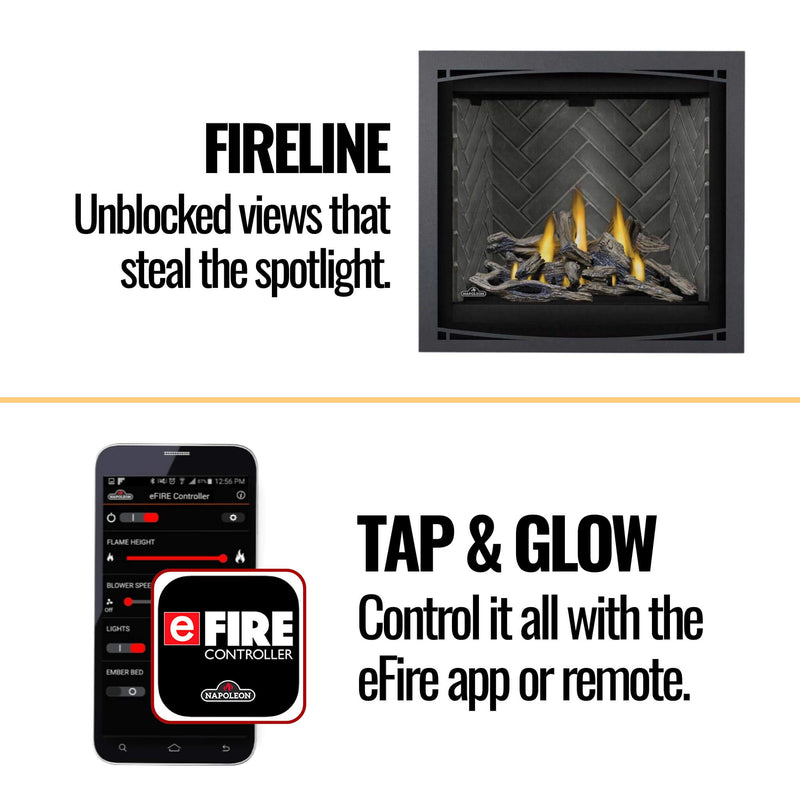 Napoleon Altitude X Direct Vent 42" Propane Fireplace [AX42PTE-1] (SAK72948)