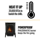 Napoleon Arlington 20 Cast Iron Millivolt Ignition Natural Gas Stove, 19" [GDS20NSB] (SAK93714)