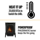 Napoleon Arlington 20 Cast Iron Millivolt Ignition Natural Gas Stove, 19" [GDS20NSB] (SAK93714)