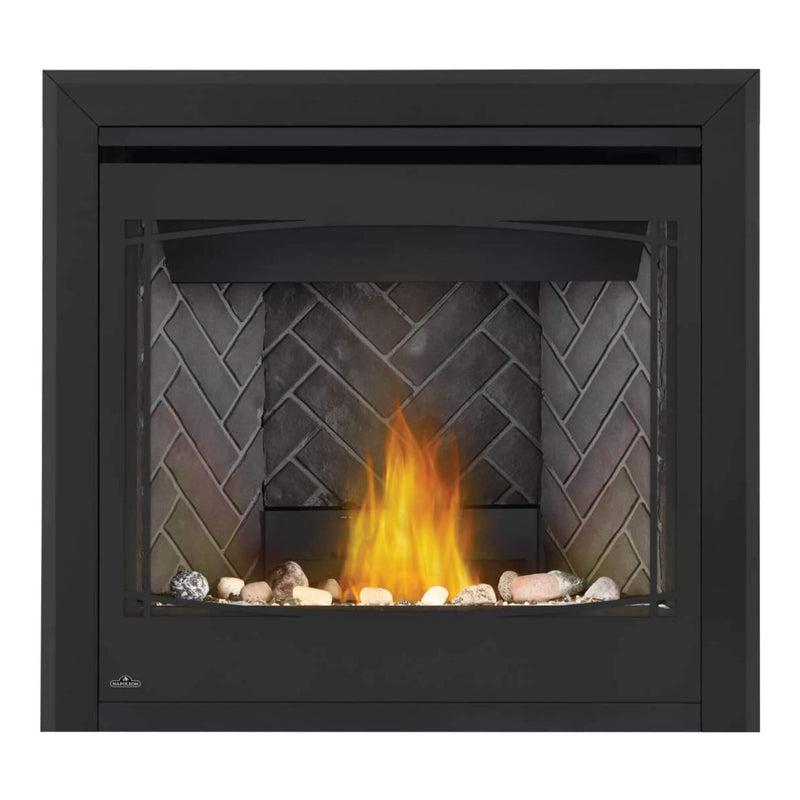 Napoleon Ascent 36 Direct Vent Millivolt Ignition Natural Gas Fireplace, 35" [B36NTR-1] (SAK85316)