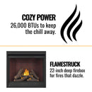 Napoleon Ascent Deep 42 Direct Vent Electronic Ignition Natural Gas Fireplace [D42NTRE] (SAK42391)