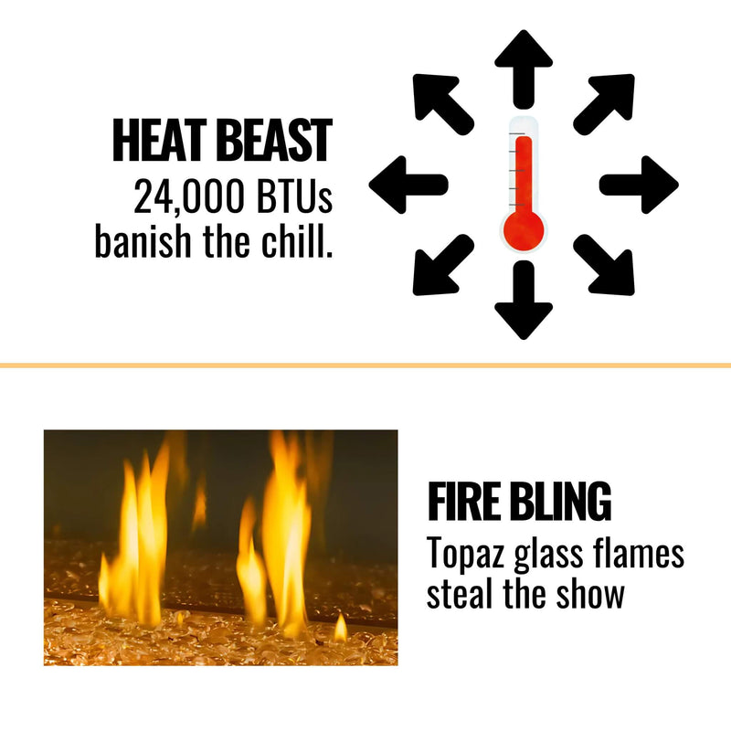 Napoleon Ascent 46" Linear Direct Vent Electronic Ignition Natural Gas Fireplace [BL46NTEA] (SAK18567)