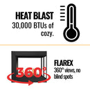 Napoleon Ascent Multi-View 3 Sided Log Set Direct Vent Natural Gas Fireplace [BHD4PNA] (SAK75492)