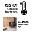 Napoleon Ascent Multi-View See-Through Glass Ember Bed Direct Vent Natural Gas, 45" [BHD4STGN] (SAK72816)