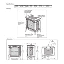 Napoleon Bayfield 25" Direct Vent Electronic Ignition Natural Gas Cast Iron Stove, 23" [GDS25NA-1] (SAK95498)