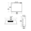 Napoleon Element Self-Trimming Built-in Electric Fireplace [NEFB36/42H-BS-1] (SAK58173)