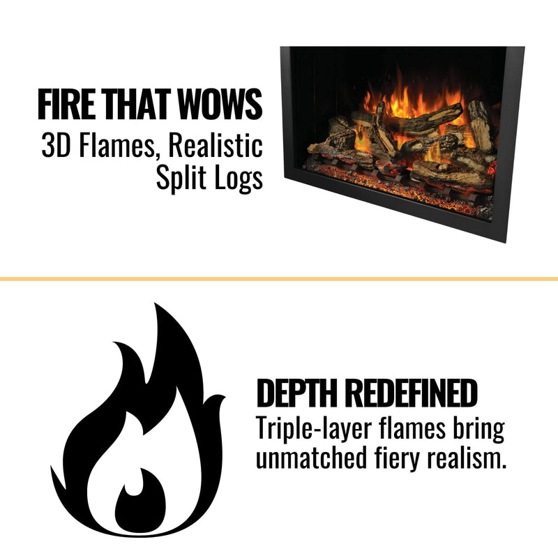 Napoleon Elevation Built-In Electric Fireplace [NEFB36/42H-MF] (SAK25428)