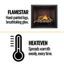 Napoleon Elevation Direct Vent Fireplace With 36" Tempered Glass [E36/42N/PTE] (SAK93758)