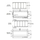 Napoleon Galaxy 48 Outdoor Linear See-Thru Electronic Start Natural Gas Fireplace, 50" [GSS48STE] (SAK67432)