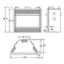 Napoleon Grandville Vent-Free Natural Gas Fireplace [GVF42-1N] (SAK60419)