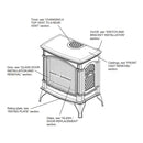 Napoleon Knightsbridge 60 Majolica Brown Natural Gas Stove With Flame And Heat Adjustment, 27" [GDS60-1NNSB] (SAK14738)