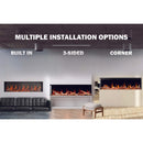 Napoleon Luminex 65" LCD Built-In Electric Fireplace With Remote Control [NEFL65LCD-3SV] (SAK83665)
