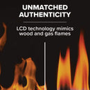 Napoleon Luminex 65" LCD Built-In Electric Fireplace With Remote Control [NEFL65LCD-3SV] (SAK83665)