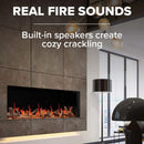 Napoleon Luminex 65" LCD Built-In Electric Fireplace With Remote Control [NEFL65LCD-3SV] (SAK83665)