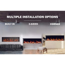 Napoleon Luminex 65-Inch LCD Built-In Electric Fireplace With Remote Control [NEFL65LCD-3SV] (SAK83665)