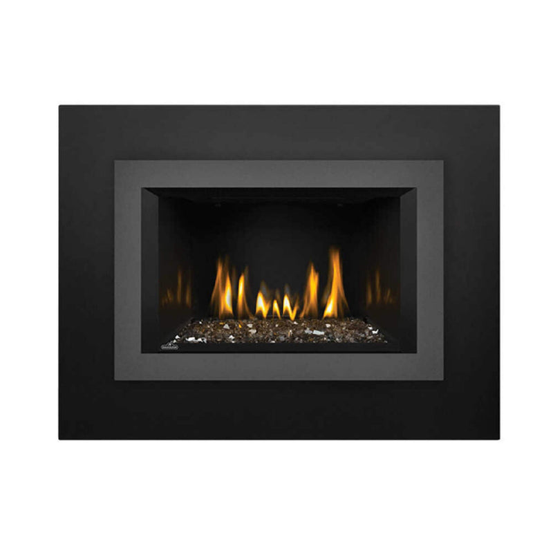 Napoleon Oakville 3 Glass Direct Vent Electronic Ignition Natural Gas Fireplace Insert, 28" [GDIG3N] (SAK29675)