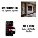 Napoleon Vector 50 Single-Sided Direct Vent Electronic Natural Gas Fireplace With Night Light System, 65" [LV50N-2] (SAK29481)