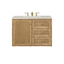 James Martin Laurent 36" Dual Mount Single Bathroom Vanity, Light Natural Oak