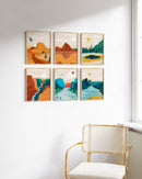 Abstract national parks set