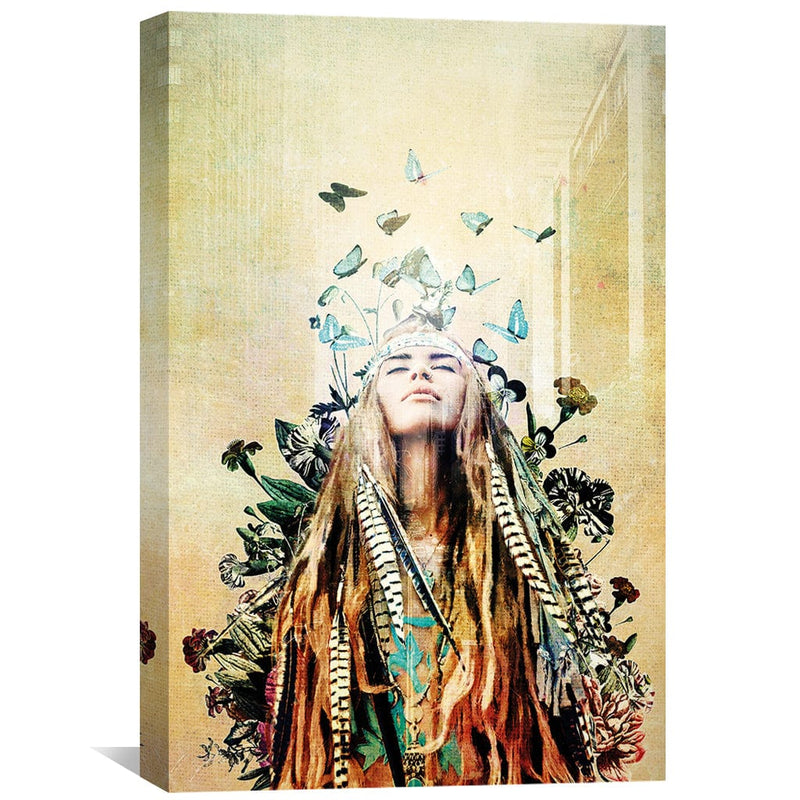 Native Woman 2 Canvas