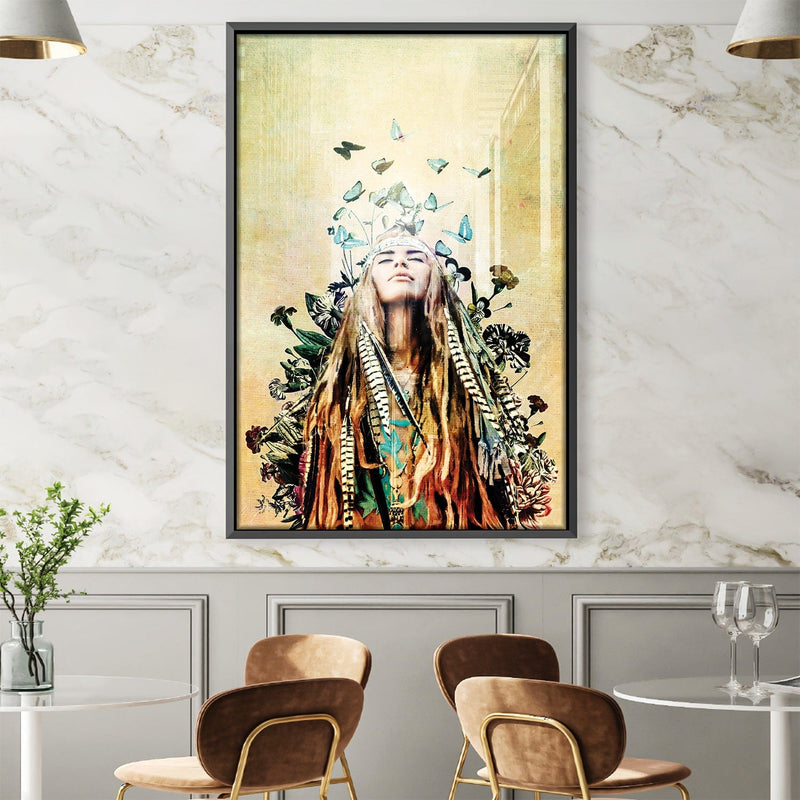 Native Woman 2 Canvas