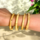 Natural Bamboo Bangle Bracelet by Bamboo Switch
